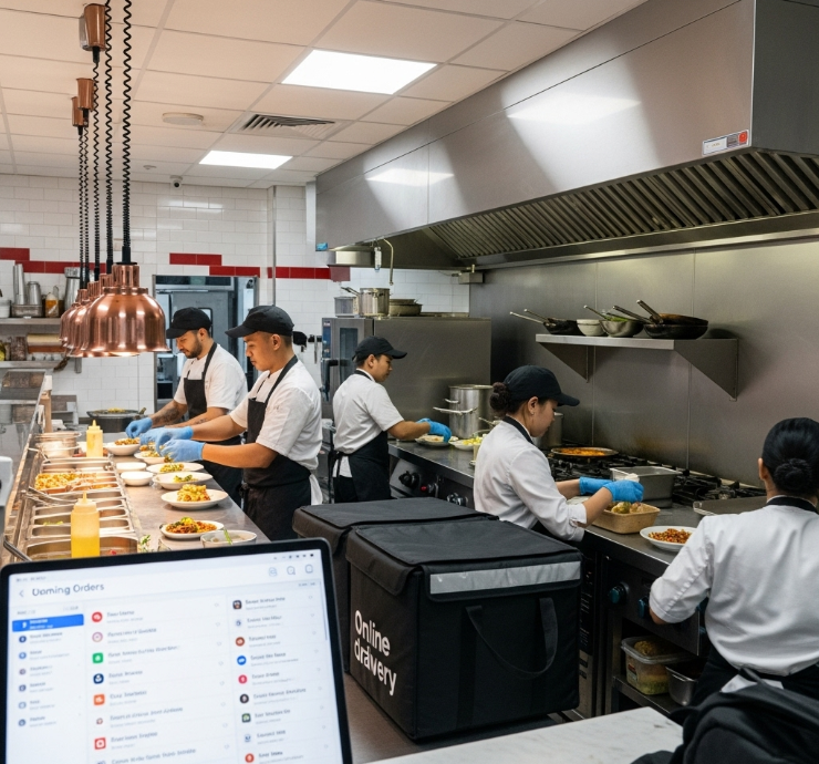 Create a restaurant website with online orders